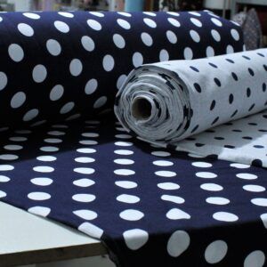 Meia malha estampada